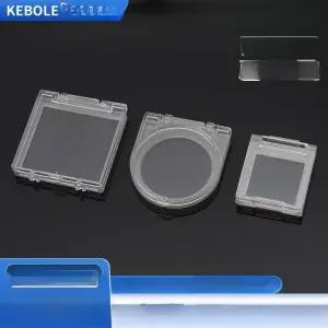 엘리베이터 버튼 보호 커버 투명 스위치 덮개 컴퓨터 본체 전원 차단 방지 양면 접착 테이프 부착 안전 보호대