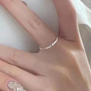 은커플링 여성 레이어드 미니 럭키 트위드 행운 실버 반지