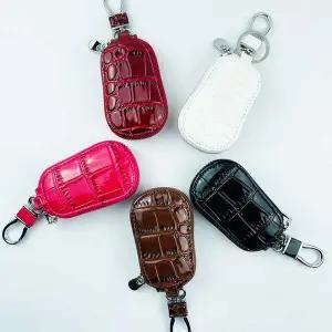 악어 227WCK89 패턴 레더 컬러 지퍼 키홀더 키체인 5color