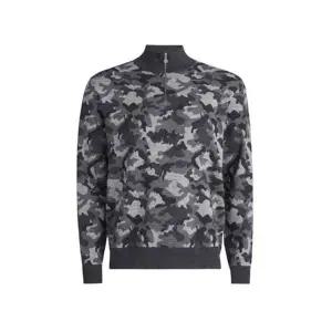 [지포어] 집업 스웨터 자카드 카모 남성 티셔츠 153096523