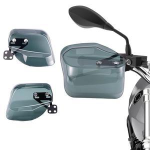 CHASEYUAN 너클 가드 오토바이용 범용 넥클 바이저 핸드가드 오토바이 방풍 보온 보호 비행석 방지 우비 비를 피하는 방수용 고내구성 바이크 스쿠터용