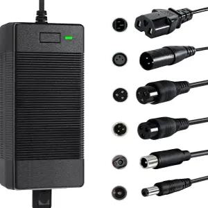 UL 36V 호버보드 충전기용 6인치 1개 플러그가 장착된 42V 2A 교체 전동 스쿠터 충전기 목록 발표