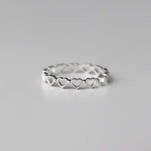 [폭스타일] [Silver925] Matt heart ring