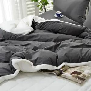 COZY 고밀도순면 양털 10mm 극세사 2color 차렵이불K