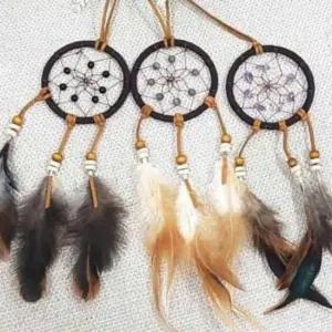 [Deco] 드림캐쳐 비즈 그레이 실내벽장식 벽장식