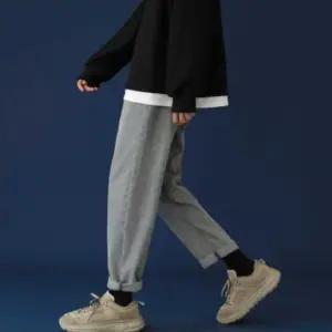 루즈핏데님팬츠 남자 패션 청바지 저렴 루즈핏 스타일 여름 바지 코디