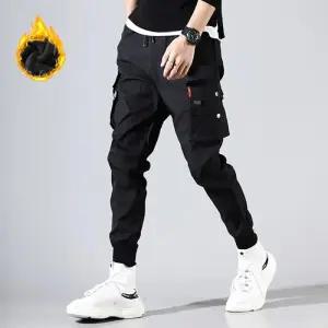 기모안감 조거팬츠 카고바지 융털긴바지 IS-PA20