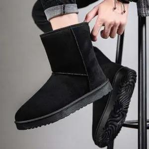 미들부츠 남성 미들 데일리 패션 방한화 겨울 스웨이드 부츠