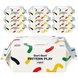 아기물티슈 오리지널 도리도리 55g 100매 10팩 두꺼운 저자극 캡형 대용량