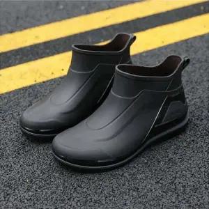레인부츠 짧은 남자 장화 눈 비올때 가벼운 앵클부츠
