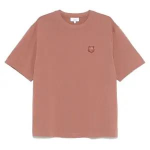 [메종키츠네] 볼드 폭스 헤드 패치 오버사이즈 티셔츠 핑크 137832397