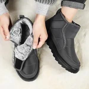 남성 3컬러 빅사이즈 패딩 방한 기모 부츠 ZG-TT50