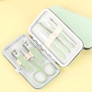 파스텔 손톱깎이 세트 7종 네일아트 케어 발톱 깍이 깍기 휴대용 선물용 개업