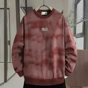 가을 캐주얼 상의 라운드 트렌드 맨투맨 남자긴팔티 나염 원템3