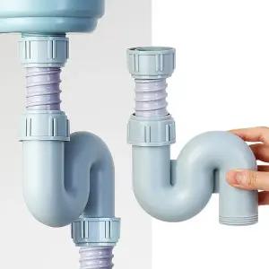 싱크s트랩 싱크대하수구냄새 제거 배수구교체 악취차단 배수관호스