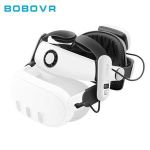 BOBOVR S3 Pro 슈퍼 스트랩 헤드 에어컨이 포함된 Meta Quest 호환 가능 10000mah  배터리 시스템 액세서리