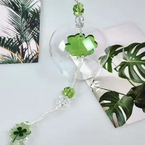 네잎클로버 행운 후우링 풍경종 윈드차임벨 모빌 인테리어 소품 선물