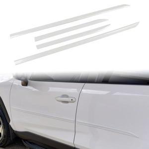 토요타 RAV4 2019-2025 외부 차량 측면 도어 몰딩 범퍼 보호대 엣지 가드 스트립 커버 트림 4개