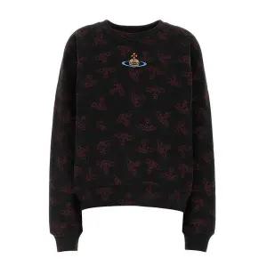 [비비안웨스트우드] 올오버 프린트 오버사이즈 스웨트셔츠 135800637