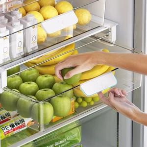 대형 투명 냉장고 수납함 벽걸이 서랍 정리함 (야채 과일용  디자인)