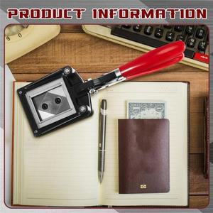 PZHI-휴대용 여권 사진 재단기 ID 다이 커팅 머신 홀 펀치 사무실용