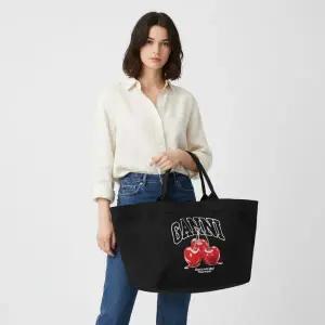 [가니] 블랙 XXL 체리 토트백 153296992