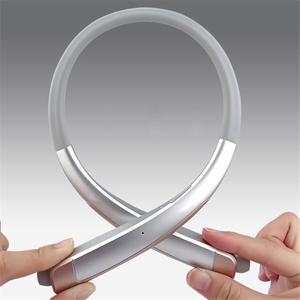 범용 미니 무선 헤드폰 HBS1100 블루투스 헤드셋 교수형 목 스포츠 스테레오 음악 CSR 듀얼 이어