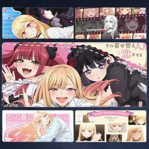 마린 키타가와 마우스 패드 테이블 매트 대형 데스크 HD 게이머 속도 PC 미끄럼 방지 액세서리 카펫