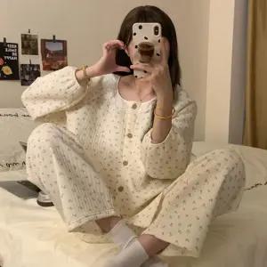 따뜻포근 누빔 파자마 잠옷세트 홈웨어 편안한 간절기 바지 긴팔 겨울 여성 누빔웨어