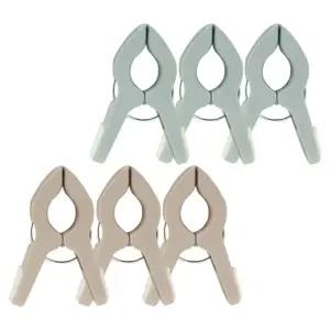 논슬립 빨래집게 소 6P 속옷 양말 고정 다용도 집게 빨래집게 다용도집게