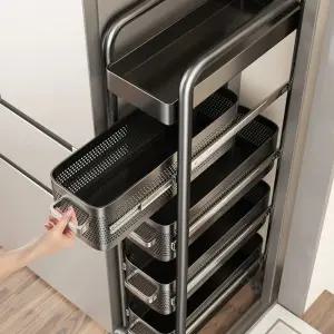 좁은 수납 주방 욕실 캐비닛 폭좁은 서랍형 틈새