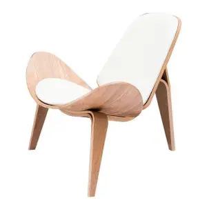 인테리어 쉘체어 윙 우드 디자인 의자 영화관 테라스 리클라이너