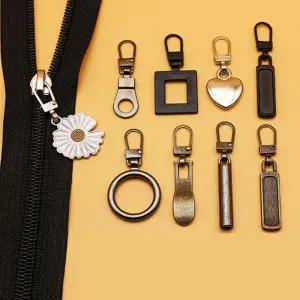 지퍼 손잡이 수선부자재 지퍼머리 자크머리 고리 헤드
