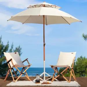 로티캠프 파라솔 대형 캠핑 낚시 비치 휴대용 야외 해변 접이식 카페 PS220-B