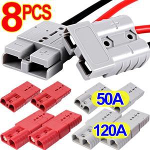 2핀 전원 커넥터 50A 120A 175A 고전류 고속 케이블 배터리 DC 충전 플매트 카펫 러그 지게차 자동차