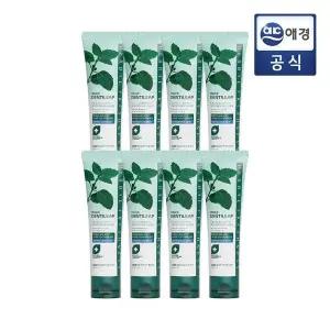 [2080] 덴티리프 고불소 1450 구취케어 치약 120g 8입