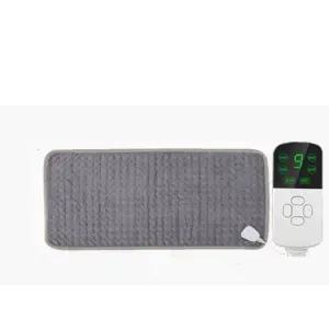 편안한 세탁가능 소형 전기 어깨 패드 매트 허리 찜질 등 담요 스마트 9단계 그레이