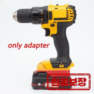 Lidl Parkside X20V 리튬 배터리 용 배터리 변환기 어댑터-DeWalt 18V 리튬 이온 전동 공구 액세서리 (배터
