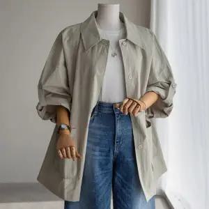 (안나앤플러스) 에란 롤업 셔츠 자켓[자켓ECZ69] 빅사이즈