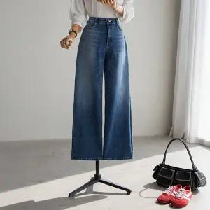 (안나앤플러스) 프엘 포켓 밴딩 데님[데님EDF57] 빅사이즈