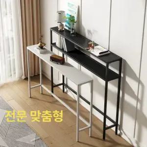 좁고 긴 테이블 수납 침대틈새 책상 철제 틈새 선반 소파뒤