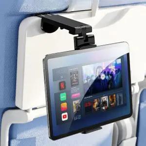 기내태블릿거치대 스탠드 각도 조절 여행용 미니 휴대용 항공기 접이식