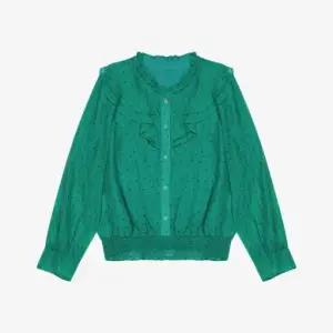 [베스띠벨리]도트 레이스 블라우스 BKBAB2405 GR_CA