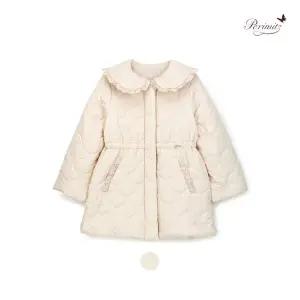 [페리미츠]프릴카라 퀼팅사파리. 카라 패딩 점퍼. 간절기 패딩 P2611F051_CA