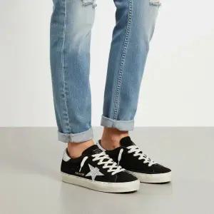 [골든구스] 하이 스타 스웨이드 스니커즈 블랙 실버 GWF00118 153446757