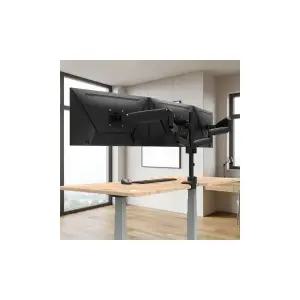 카멜마운트 트리플 벽면 밀착형 상하 거치대 모니터암 CMA2TB 블랙