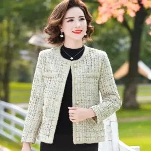 중년여성옷 50대 트위드 마이 봄자켓 60대엄마옷 하객룩