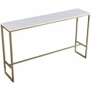 대리석 인조 홈바 슬림 조리대 높은 테이블 커피 주방 120x40x105CM 좁은 베란다