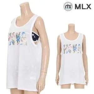 [오너클랜]BS 엠엘엑스_여성 페미니한 비치웨어룩 민소매탑 워터파크 여름