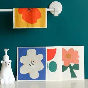 아트 주방 행주 친환경 디자인 북유럽 셀룰로오스 행주 다용도 집들이선물 행주걸이 식기